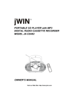 jWIN JX-CD492 User manual