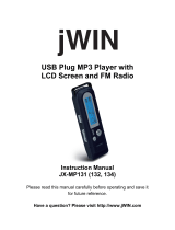 jWIN JX-MP134 User manual