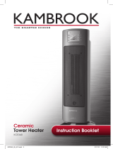 Kambrook Ceramic Tower Heater User manual
