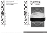 Kambrook SNUGASABUG KFH280 User manual