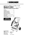 Kärcher G 2300 LT, G 2301 LT, K 2301 User manual