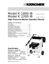 Kärcher K 1800 IB User manual