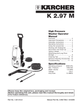 Kärcher K 2.97 M User manual