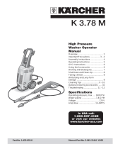 Kärcher K 3.78 User manual