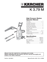 Kärcher K 3.79 M User manual