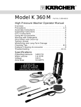 Kärcher K 360 M User manual