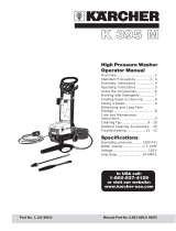 Kärcher K 395 M User manual