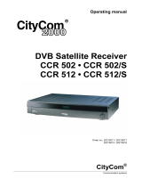 CityCom 502/S User manual