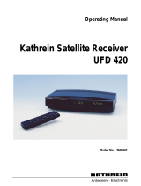 Kathrein UFD 420 User manual
