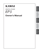 Kawai EP3 User manual