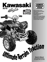 Hot Wheels Kawasaki KFX Ninja Ultimate Terrain Traction User manual