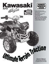Mattel Kawasaki KFX Ninja Ultimate Terrain Traction User manual