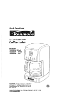 Kenmore 100.81006 User manual
