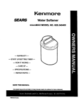 Kenmore microMAX 625.348460 User manual