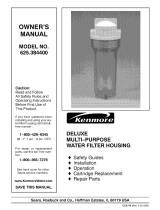 Kenmore 625.3844 User manual
