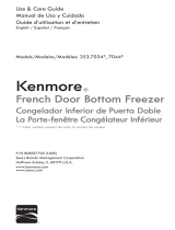 Kenmore 27 cu. ft. French Door Refrigerator - Black ENERGY STAR Owner's manual