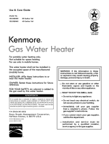 Kenmore 30 gal. Mobile Home Natural Gas Water Heater Installation guide