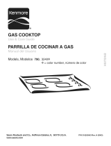 Kenmore 30'' Gas Cooktop - Black Owner's manual