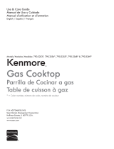 Kenmore 30'' Gas Cooktop - Stainless Steel Owner's manual