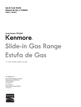 Kenmore 4.5 cu. ft. Slide-In Gas Range - White Owner's manual