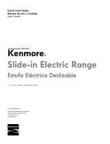 Kenmore 4.6 cu. ft. Slide-In Electric Range - Black Owner's manual