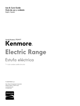 Kenmore 5.3 cu. ft. Self-Cleaning Electric Range - Black Owner's manual