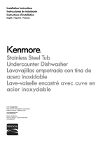 Kenmore Elite 24'' Built-In Dishwasher - Bisque ENERGY STAR Installation guide