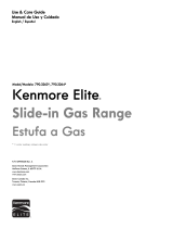 Kenmore Elite 4.5 cu. ft. Slide-In Gas Range - Black Owner's manual