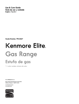 Kenmore Elite 4.5 cu. ft. Slide-In Gas Range - Stainless Steel Owner's manual