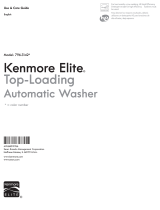 Kenmore Elite 5.0 cu. ft. Top-Load Washer w/ Ultra Wash Cycle - Metallic Silver ENERGY STAR Owner's manual