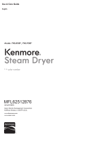 Kenmore EliteElite 7.4 cu. ft. Front-Load Electric Dryer w/ Steam ENERGY STAR