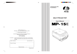 Avio MP-15E User manual