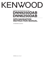 Kenwood DNN 6250 DAB - GPS Navigation User manual