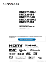 Kenwood DNX 4250 BT Owner's manual