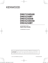 Kenwood DNX 5xx DNX 4250 BT Owner's manual