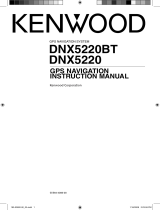 Kenwood DNX 5220 GPS Navigation System User manual