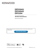 Kenwood DPX404U User manual