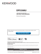 Kenwood DPX308U User manual