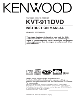 Kenwood KVT-911DVD User manual