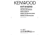 Kenwood KVT-915DVD User manual