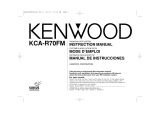 Kenwood KCA-R70FM User manual