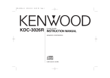 Kenwood KDC-3026R User manual