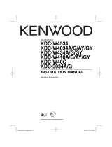 Kenwood KDC-W410GY User manual