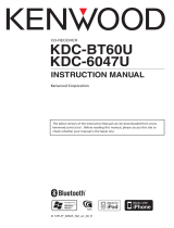Kenwood KDC-BT60U User manual