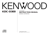 Kenwood kdc d 300 User manual