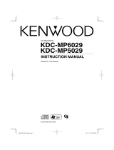 Kenwood KDC-MP6029 User manual