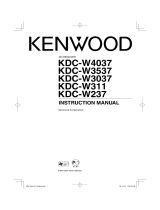 Kenwood KDC-W311 User manual