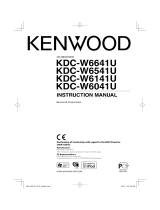 Kenwood KDC-W6541U User manual