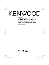 Kenwood KDC-X7533U User manual