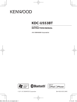 Kenwood KDC-U553BT User manual